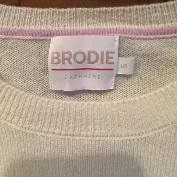 BRODIE CASHMERE Love Sweater Small 100% cashmere - Picture 3 of 5